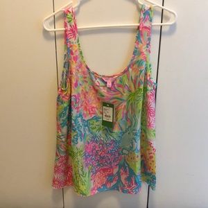 NWT Lilly Pulitzer Silk Tank Top